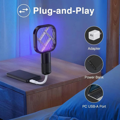 Electric Mini USB Mosquito Killer Racquet Lamp