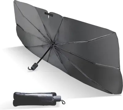 Car Umbrella Sun Shade Cover for Windshield UV Reflecting Foldable Front Car Sunshade Umbrella